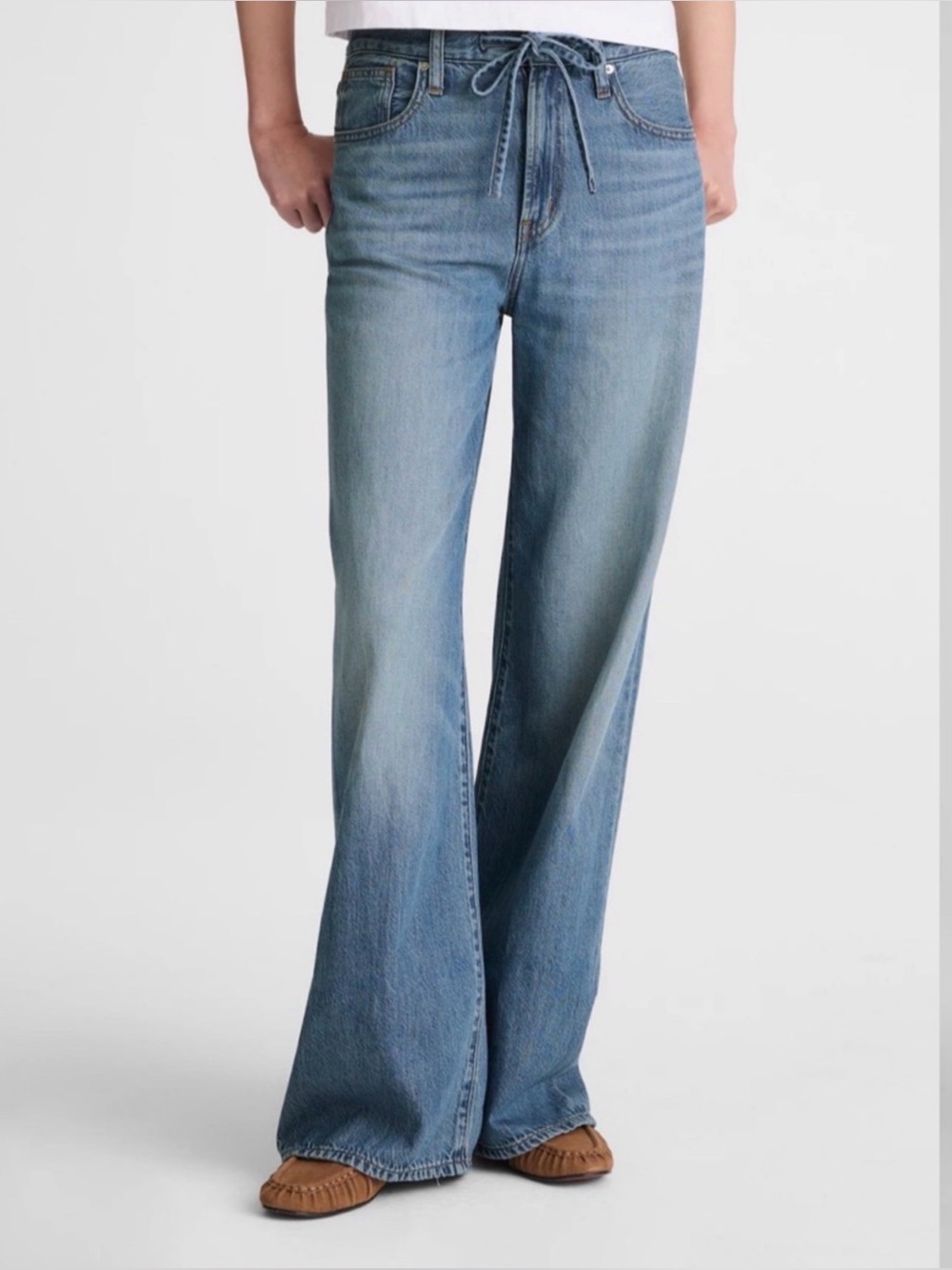 Madewell The Ultimate Wide-Leg Jean in Airy Denim size 29